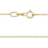 16" 14kt Gold Cable Chain for Add-a-Pearl Necklace