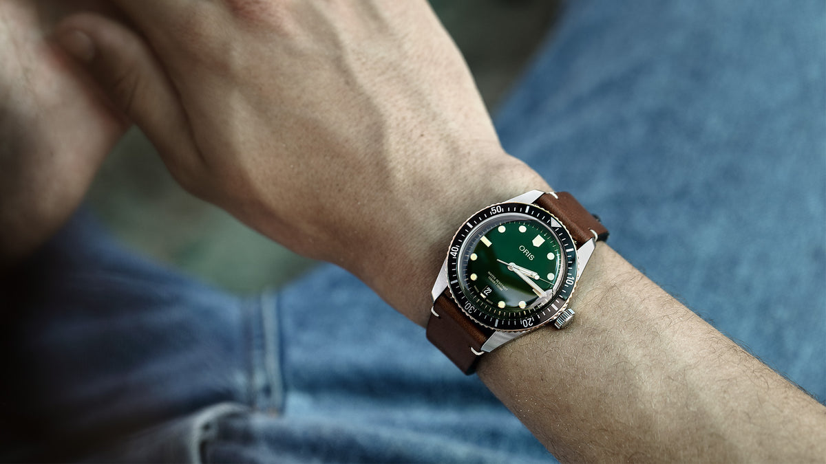 Oris green dial store