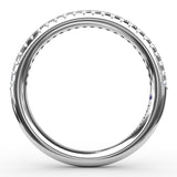 Split Prong Diamond Band