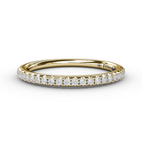 Split Prong Diamond Band