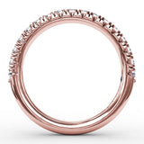 Modern Pave Diamond Band
