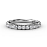 Modern Pave Diamond Band
