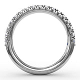 Modern Pave Diamond Band