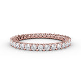 Contemporary Diamond Eternity Band