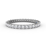 Contemporary Diamond Eternity Band