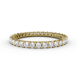 Contemporary Diamond Eternity Band