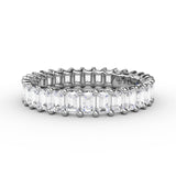 Emerald Cut Eternity Band