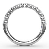 Single Prong Set Diamond Band