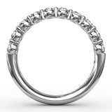 Single Prong Set Diamond Band