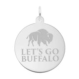 Let's Go Buffalo Charm