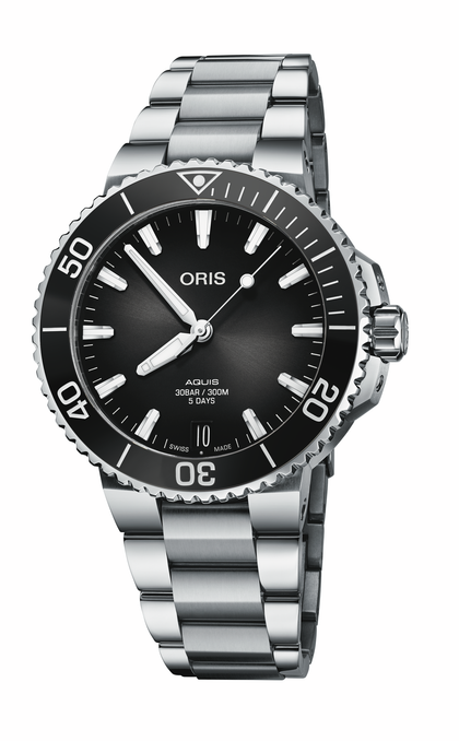 Oris Aquis Date Cal 400 Anthracite