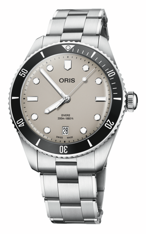 Oris Divers Date: Beige