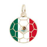 Painted World Soccer Charm