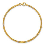 Yellow Gold curb link bracelet