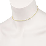 Diamond Choker Tennis Necklace 2.45ct