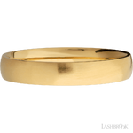 4 mm wide Domed 14K Yellow Gold band.