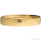 4 mm wide Domed 14K Yellow Gold band.