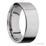 8 mm wide Flat Cobalt Chrome band.