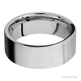 8 mm wide Flat Cobalt Chrome band.