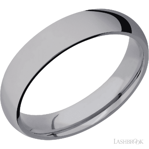 5 mm wide Domed Tantalum band.