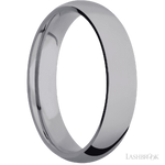 5 mm wide Domed Tantalum band.