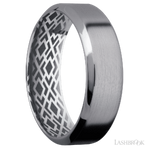 7 mm wide High Bevel Tantalum band.