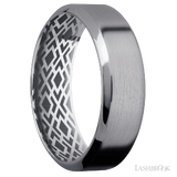 7 mm wide High Bevel Tantalum band.