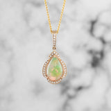 Pear Shape Opal Pendant