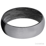 7 mm wide Domed Tantalum band featuring a Forged Carbon Fiber sleeve.