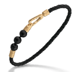 Lash Onyx 18K Vermeil Bracelet with black diamonds