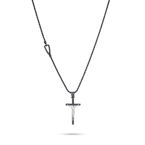 The Cross Crucifix Rope Chain Necklace