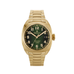 Terra Nova 40.5mm Date Bronze Green Dial Bracelet