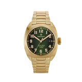 Terra Nova 40.5mm Date Bronze Green Dial Bracelet