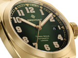 Terra Nova 40.5mm Date Bronze Green Dial Bracelet