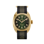 Terra Nova 40.5mm Date Bronze Green Dial Nato Strap