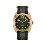 Terra Nova 40.5mm Date Bronze Green Dial Nato Strap