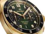 Terra Nova 42.5mm Chrono Bronze Green Dial Nato Strap