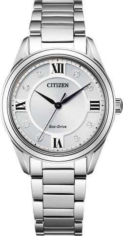 Citizen Arezzo Silver-Tone with Diamonds