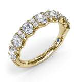Scalloped Diamond Ring