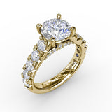 Classic Round Diamond Solitaire Engagement Ring