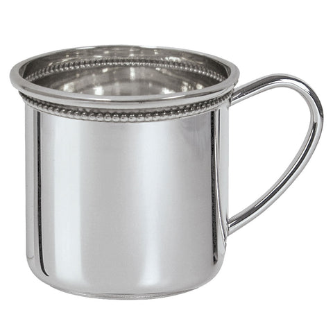 Sterling Silver Beaded Baby Cup