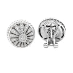 Andréa Candela Sunburst Earrings with Diamond accents