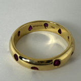 Estate: T&Co 18kt Etoile Ruby Band