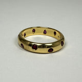 Estate: T&Co 18kt Etoile Ruby Band