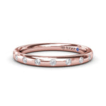 Flush Diamond Wedding Band