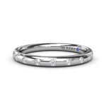 Flush Diamond Wedding Band