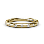 Flush Diamond Wedding Band