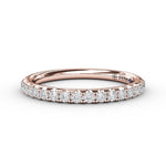 Pave Diamond Anniversary Band