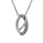 Andréa Candela Sterling Silver Pendant with Diamonds