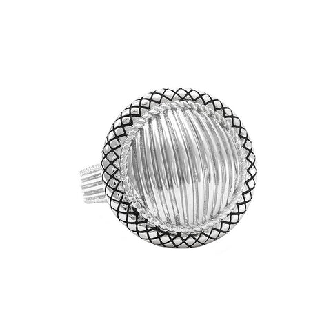Sterling Silver Domed Ring